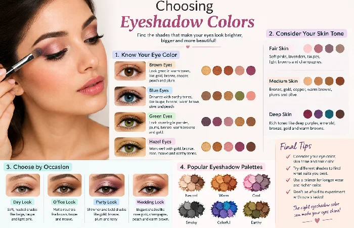 choosing eyeshadow colors