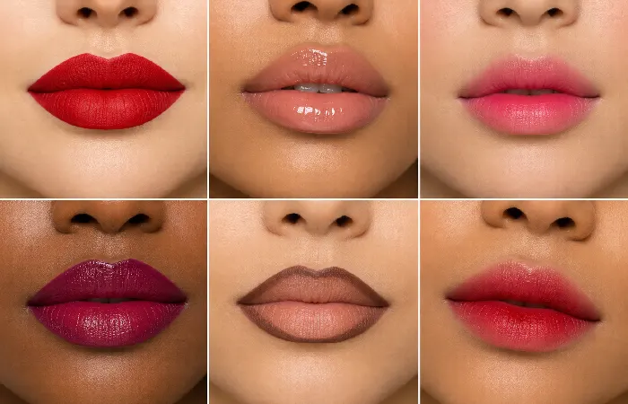 different types of lip makeup looks