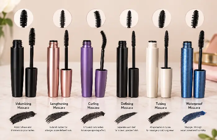different types of mascara