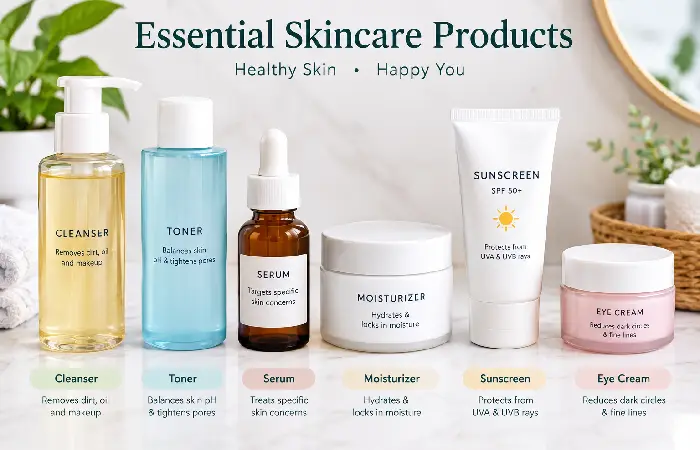 essential skincare products