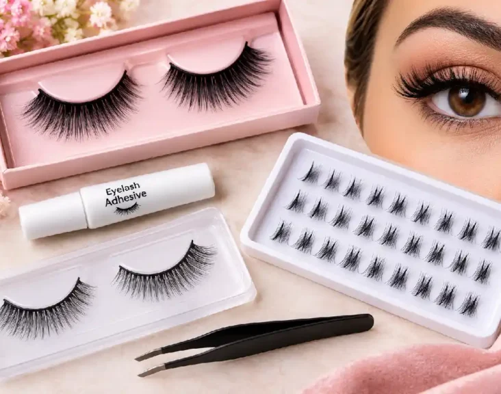 false eyelashes