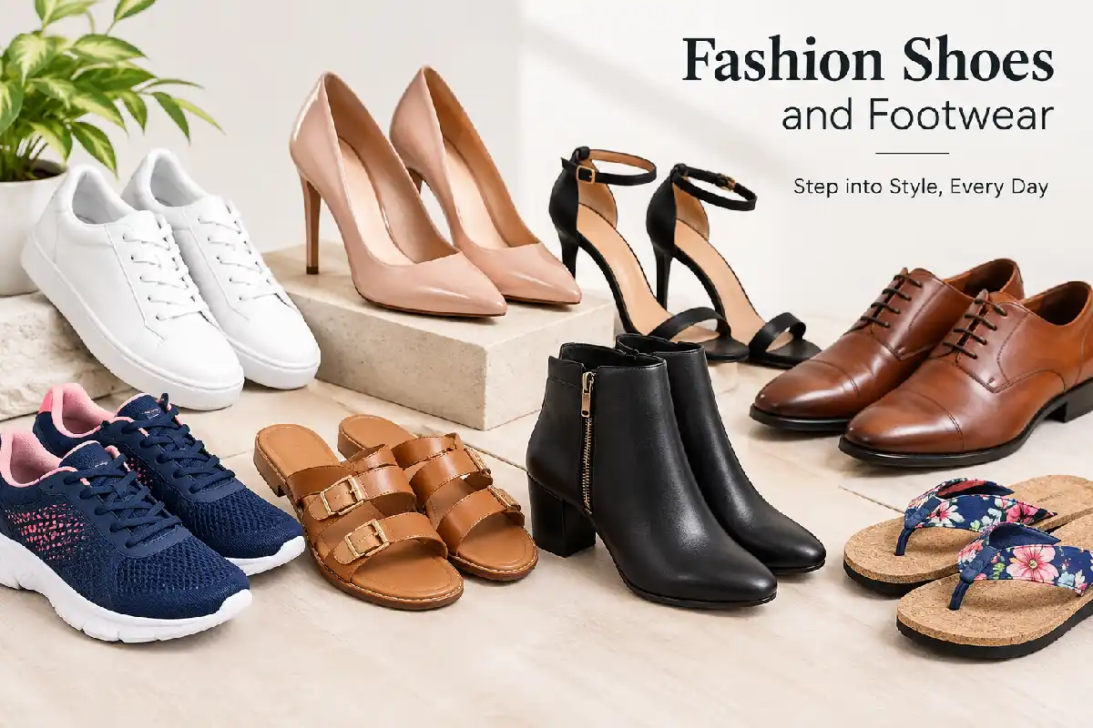 fashion shoes and footwear