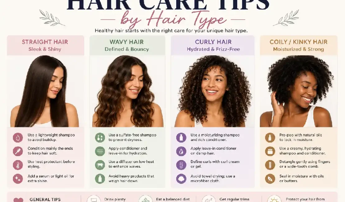 hair care tips by hair type