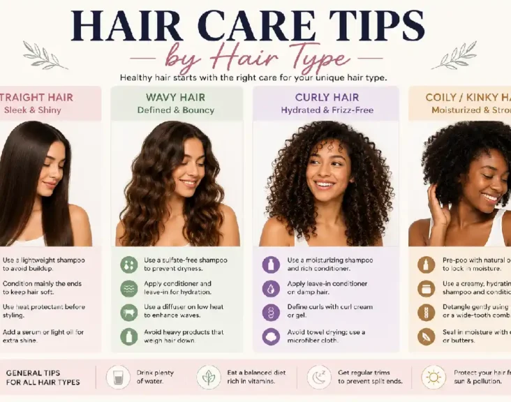 hair care tips by hair type