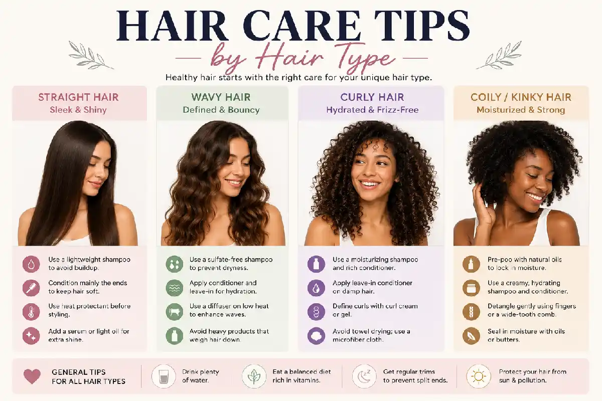 hair care tips by hair type