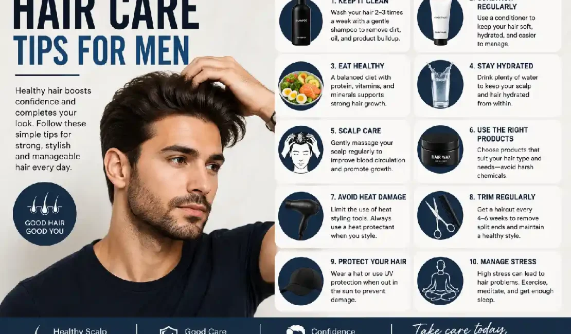 hair care tips for men