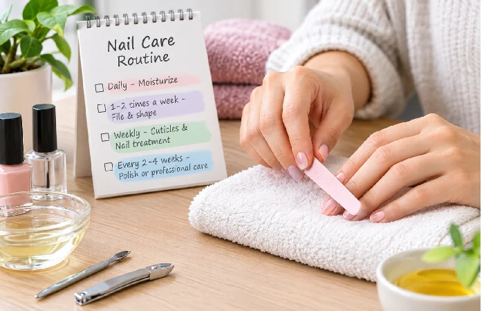 how often should you do nail care at home_