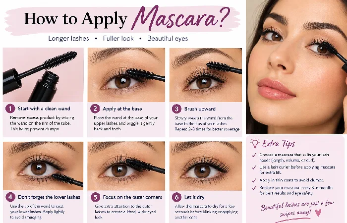 how to apply mascara_