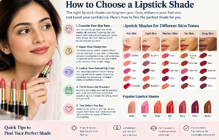 how to choose a lipstick shade_