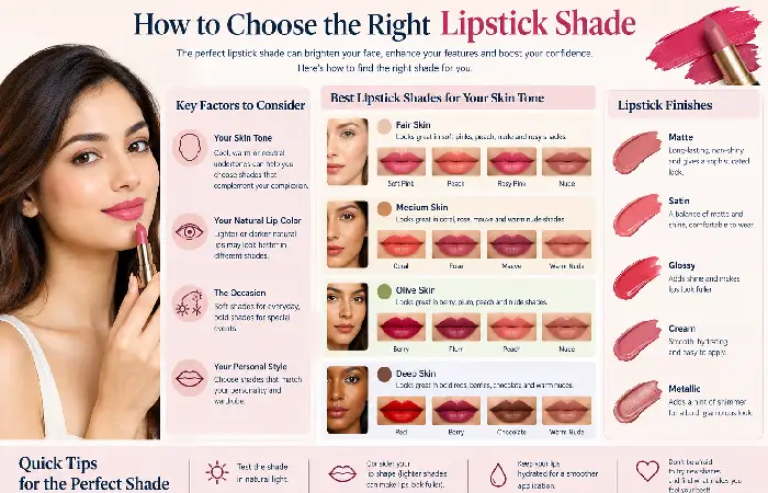 how to choose the right lipstick shade