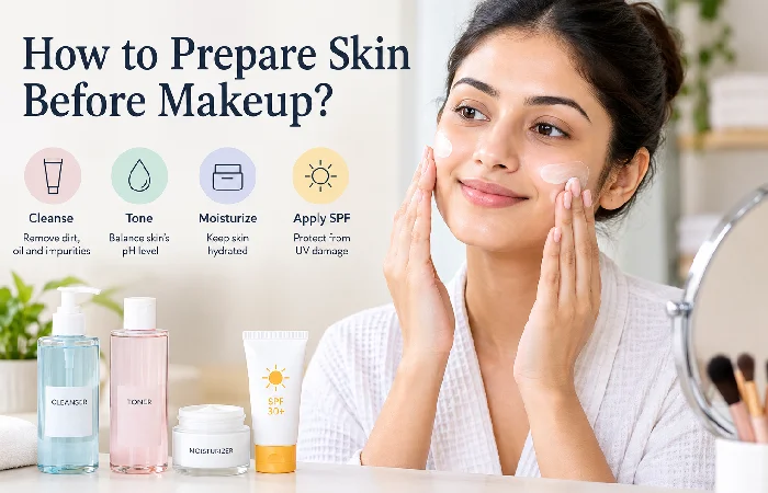 how to prepare skin before makeup_