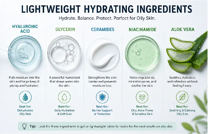 lightweight hydrating ingredients