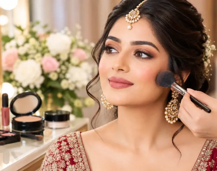 long-lasting wedding makeup