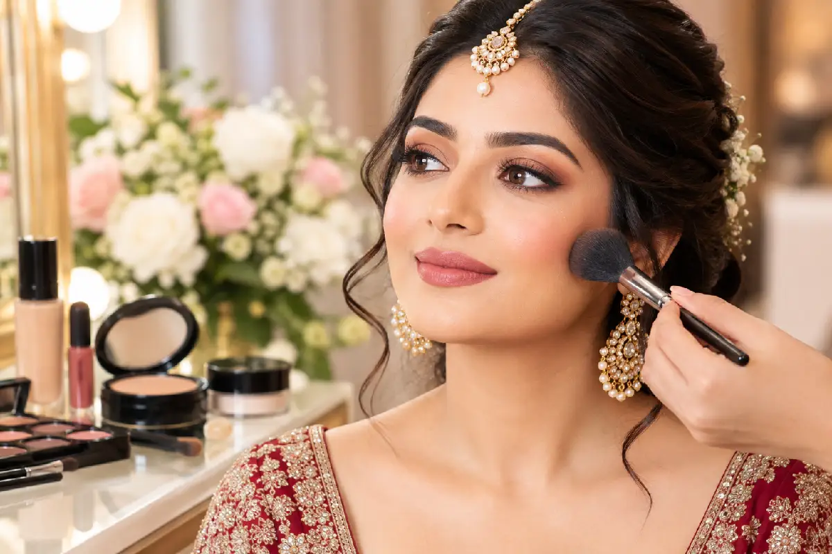 long-lasting wedding makeup