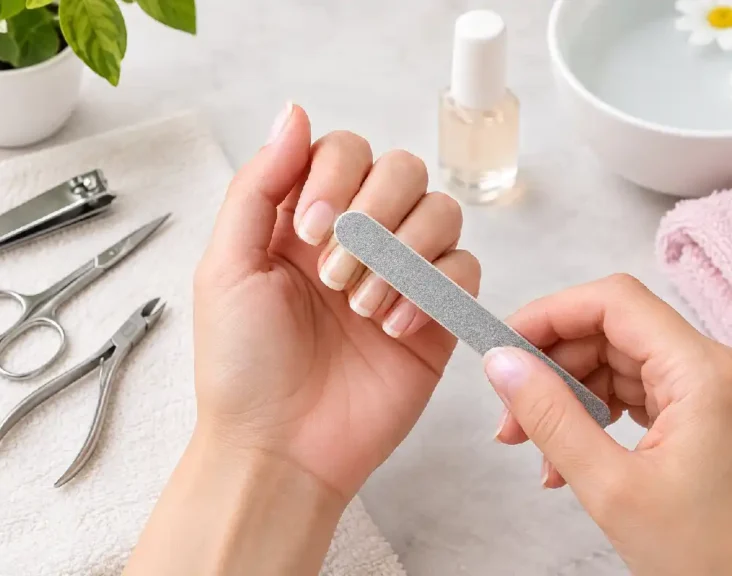 nail trimming and filing