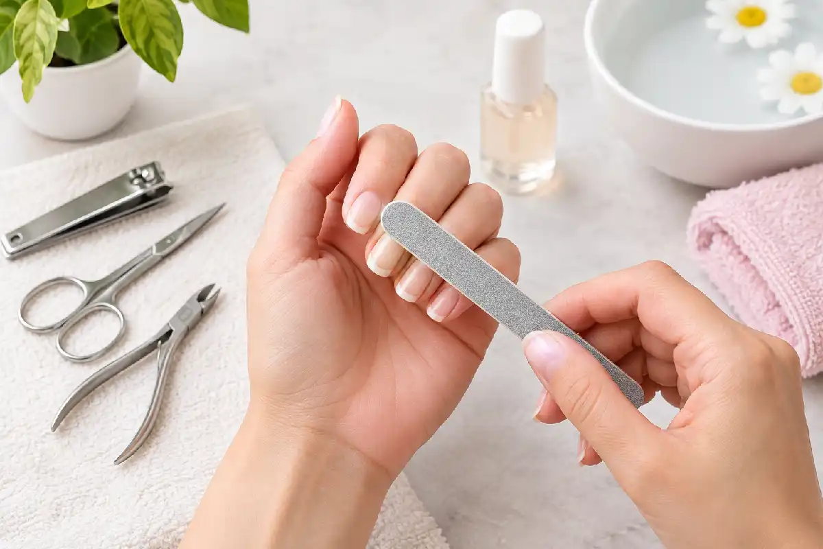 nail trimming and filing