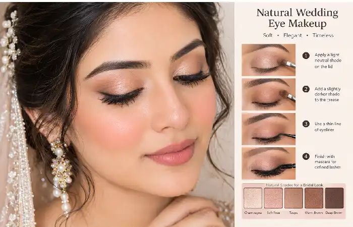 natural wedding eye makeup