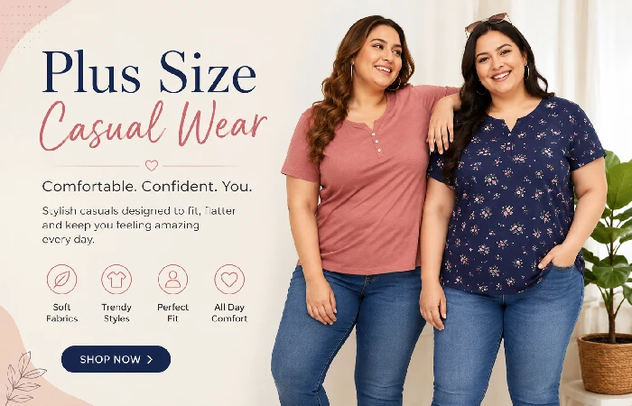 plus size casual wear