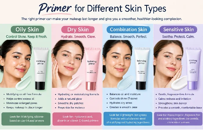 primer for different skin types