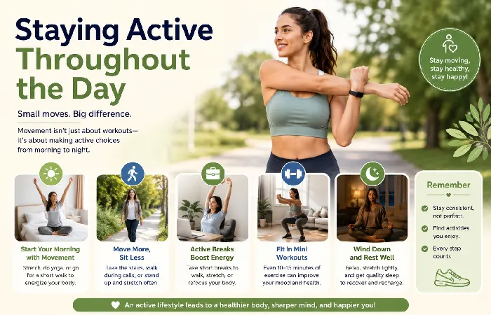 staying active throughout the day