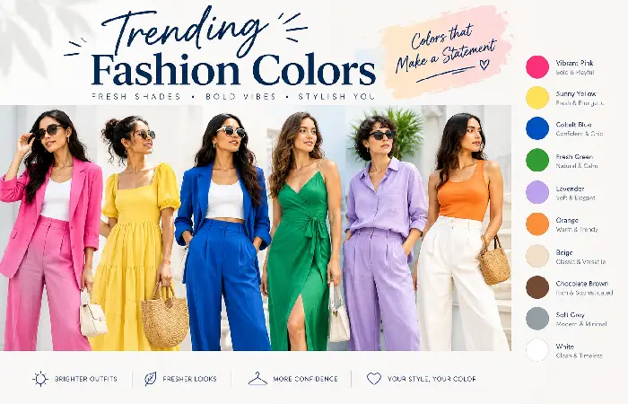 trending fashion colors