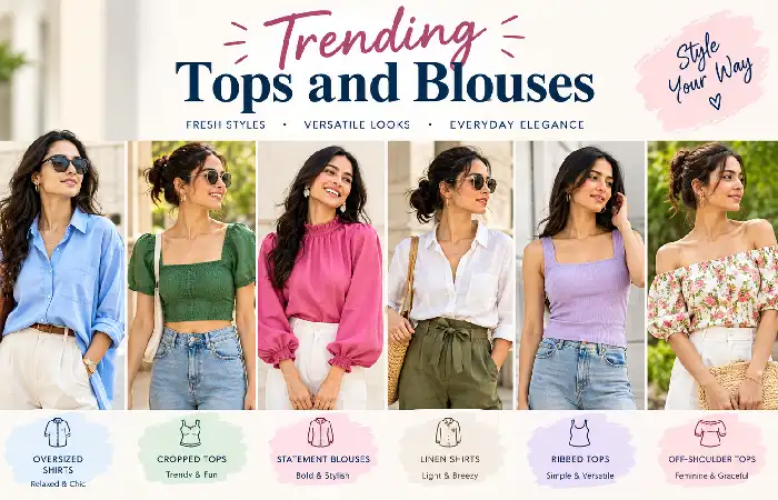 trending tops and blouses