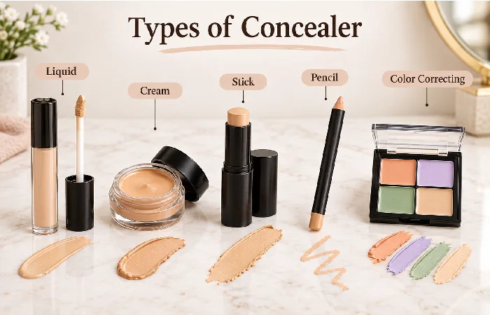 types of concealer