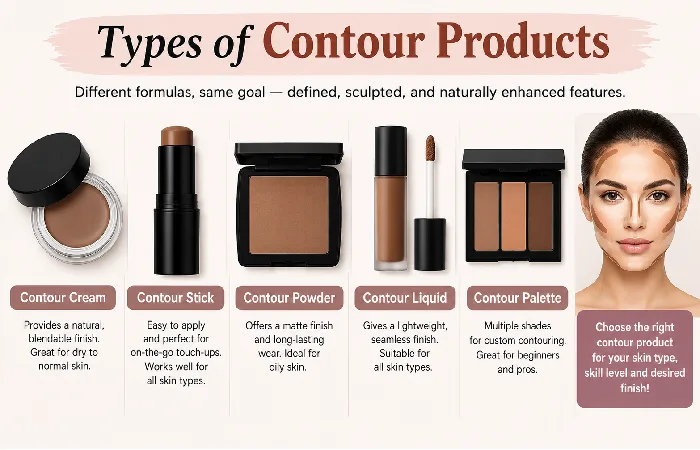 types of contour products