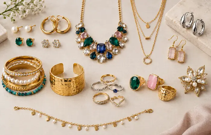 types of fashion jewelry