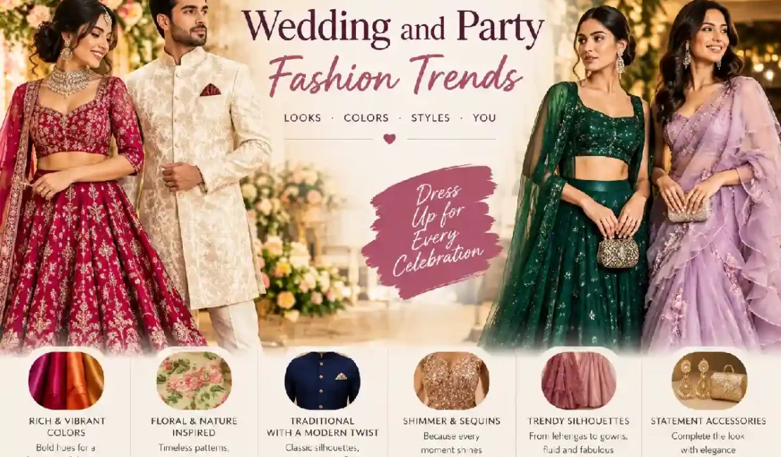 wedding and party fashion trends