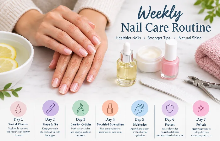 weekly nail care routine
