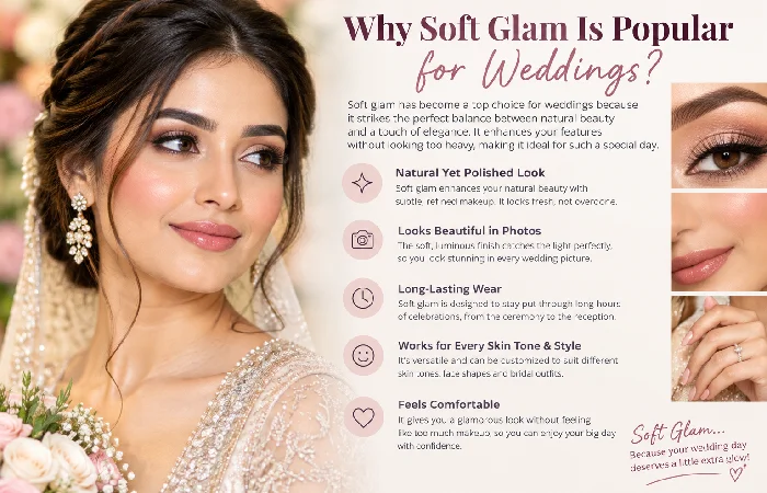 why soft glam is popular for weddings_